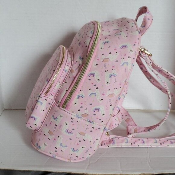 Under1sky Katrina Mini Backpack Lama Land Bag Pink Underonesky - Picture 6 of 13